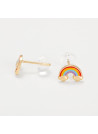 Boucles d'oreilles "Papyrus" Or jaune