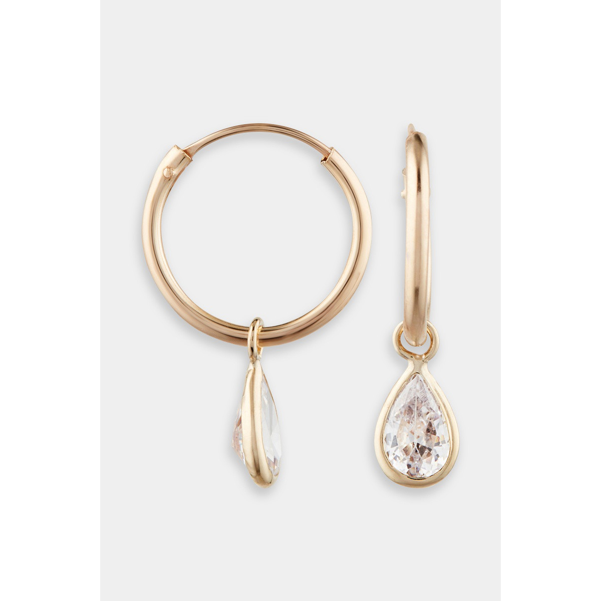 Boucles d'oreilles "Flore" Or jaune