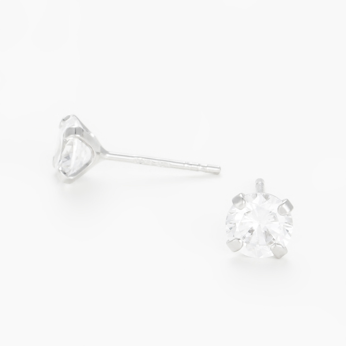 Boucles d'oreilles "Céleste" Or blanc