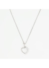 Pendentif "Cristallisation" Or blanc