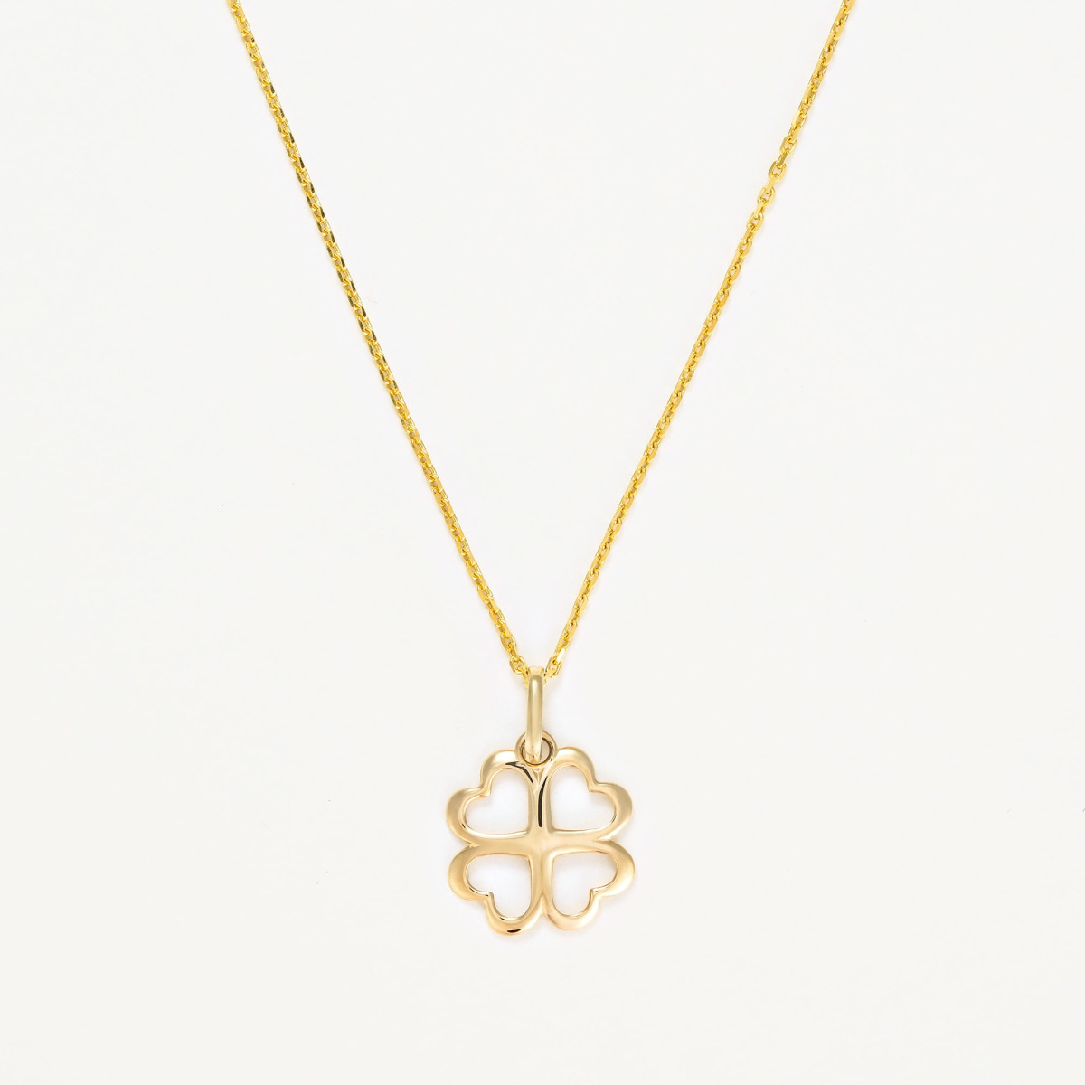 Pendentif "Gerçure" Or jaune Pendentif "Trèfle doré" Or jaune