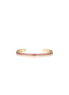 Bracelet Jonc ANTIQUA émail rose finition dorée