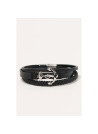 Bracelet Homme Cuir et Acier"Venton" Taille L