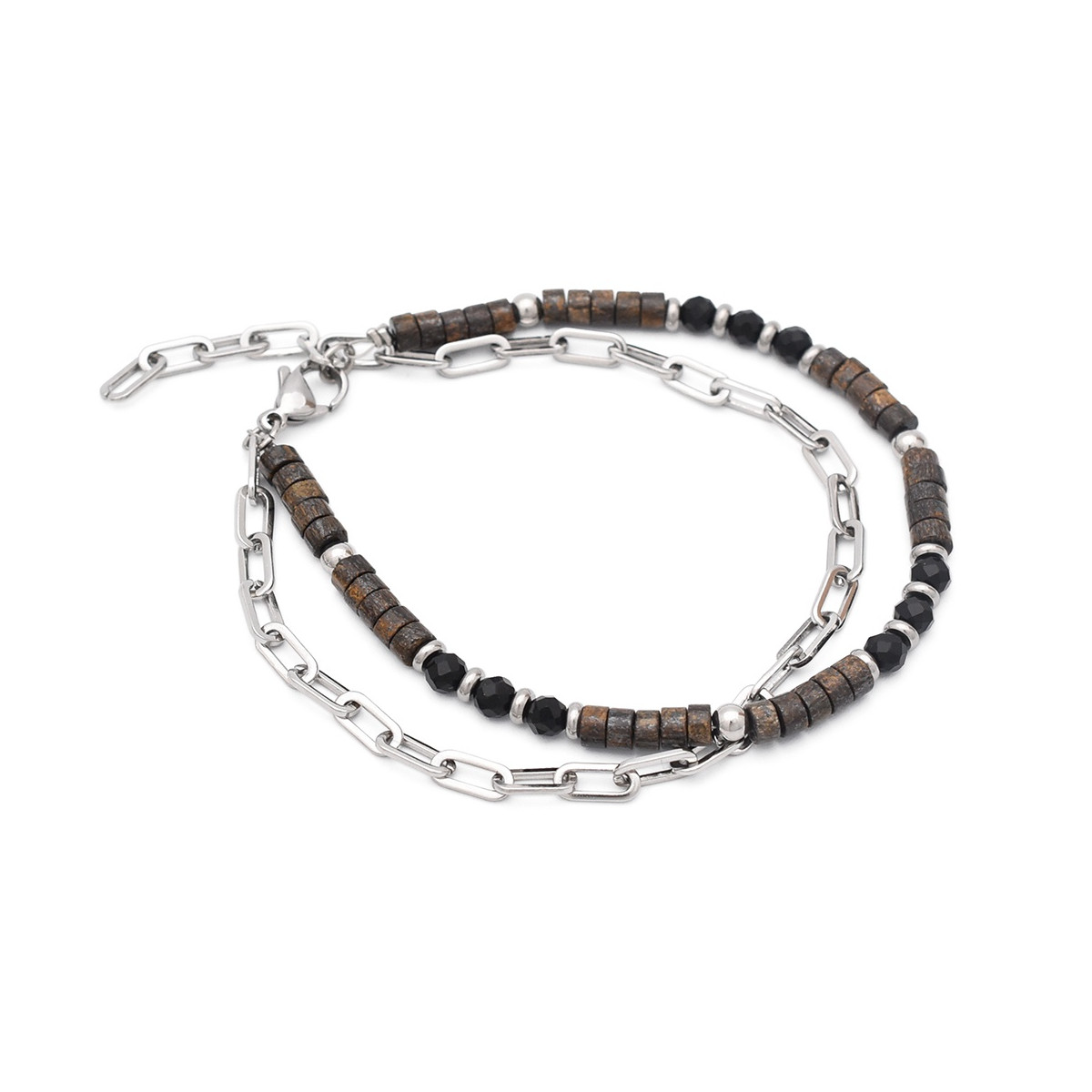 Bracelet Homme en Acier"Helion" Bracelet Homme en Acier"Helion"