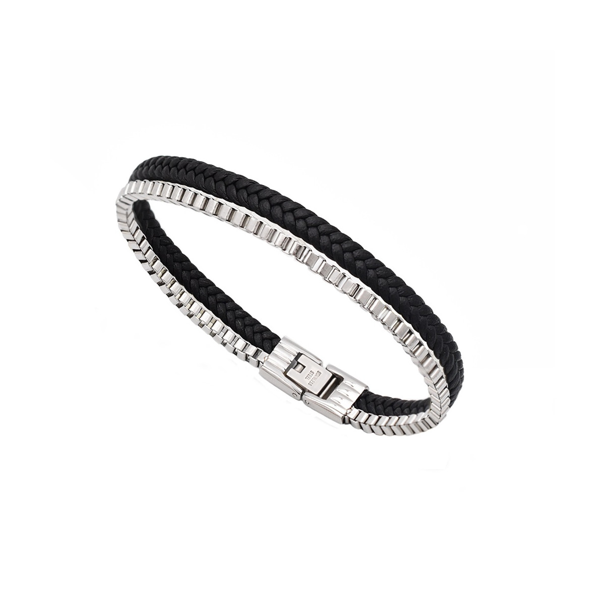Bracelet Homme en Acier"Silvan" Taille L Bracelet Homme en Acier"Silvan" Taille L