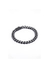 Bracelet Homme Cuir et Acier"Lyronis" Taille L