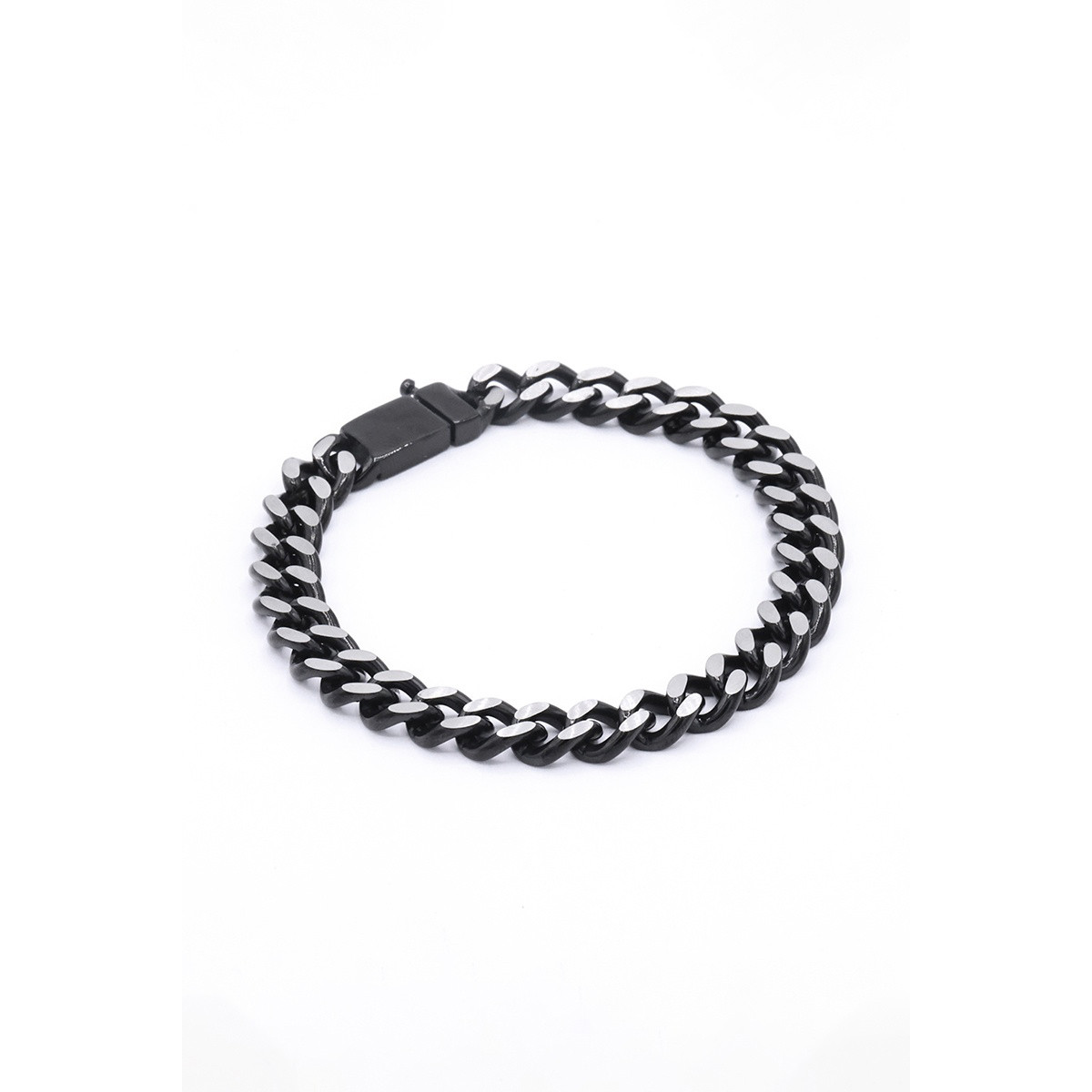 Bracelet Homme Cuir et Acier"Lyronis" Taille L Bracelet Homme Cuir et Acier"Lyronis" Taille L