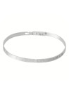 Bracelet à message "Rien ne Vaut Une Maman" Laiton argenté
