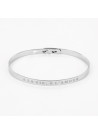 Bracelet à message "A La Vie, à L'Amour" Laiton argenté