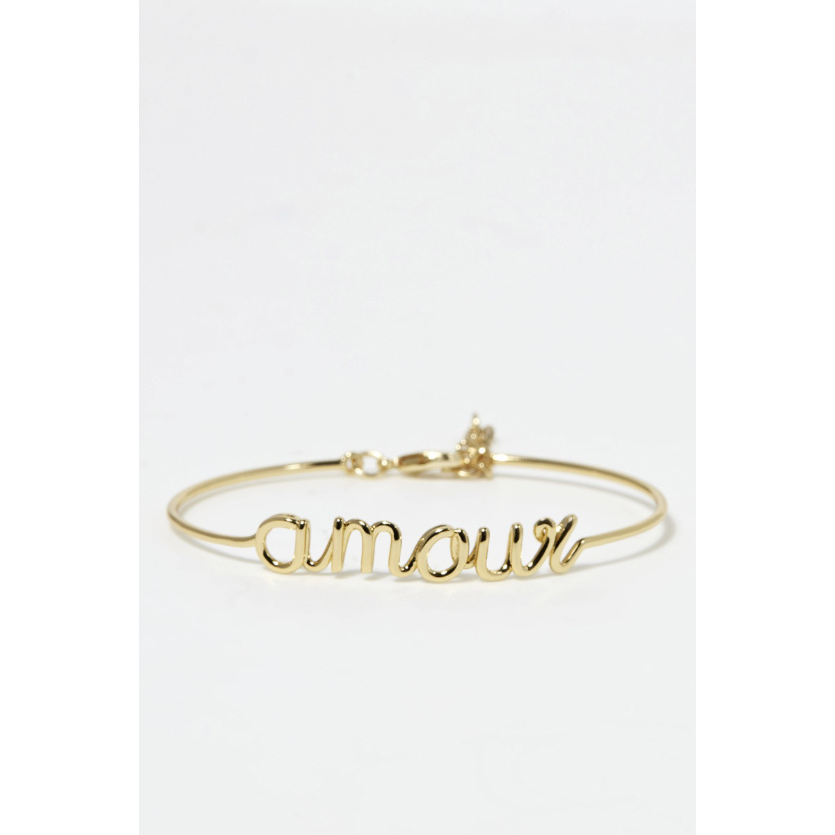 Bracelet à message "Amour" Laiton doré Bracelet à message "Amour" Laiton doré