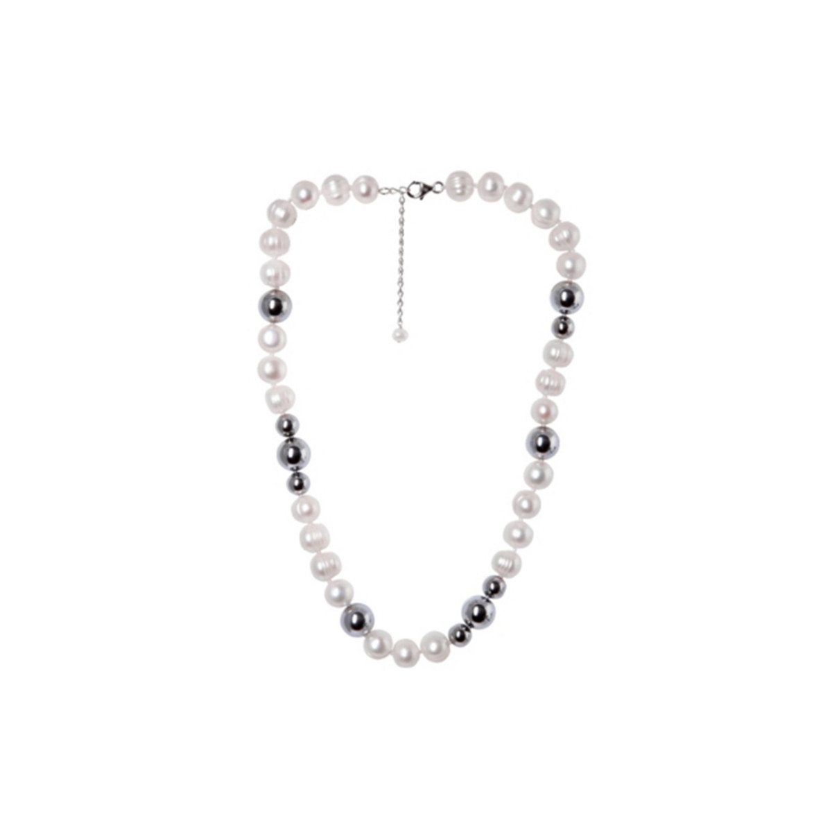 collier argent perle de culture noir collier argent perle de culture noir