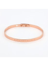Bracelet à message "Bientôt Mamie" Laiton rosé