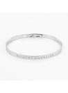 Bracelet à message "Bientôt Marraine" Laiton argenté