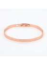 Bracelet à message "Bientôt Marraine" Laiton rosé
