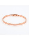 Bracelet à message "Bientôt Tata" Laiton rosé