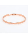 Bracelet à message "Elue La Meilleure des Mamans" Laiton rosé