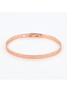 Bracelet à message "La Femme de Ma Vie s'appelle Maman" Laiton rosé