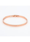 Bracelet à message "Mon Petit Bonheur à Moi c'est Toi" Laiton rosé