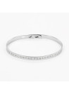 Bracelet à message "On ne Rencontre Personne Par Hasard" Laiton argenté
