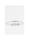 Bracelet à message "Sœur" Laiton argenté