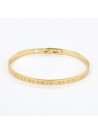 Bracelet à message "Tu es ma sœur, Ma Moitié" Laiton doré