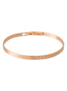 Bracelet à message "Merci Maman" Laiton rosé