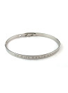 Bracelet à message "We Will Dance Again" Laiton argenté