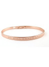 Bracelet à message "We Will Dance Again" Laiton rosé