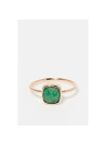 Bague "Arcadia" Aventurine Laiton doré