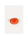 Bague Alessia Agate Laiton doré "Aube"
