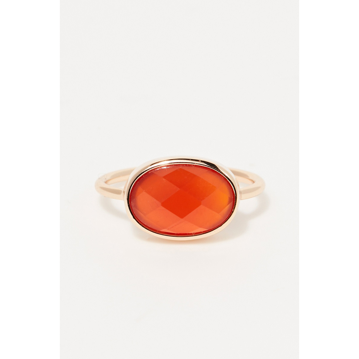 Bague Alessia Agate Laiton doré "Aube" Bague Alessia Agate Laiton doré "Aube"