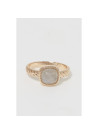 Bague "Azurielle", labradorite Laiton doré