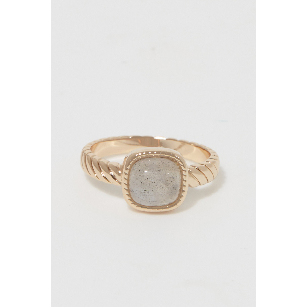 Bague "Azurielle", labradorite Laiton doré Bague "Azurielle", labradorite Laiton doré
