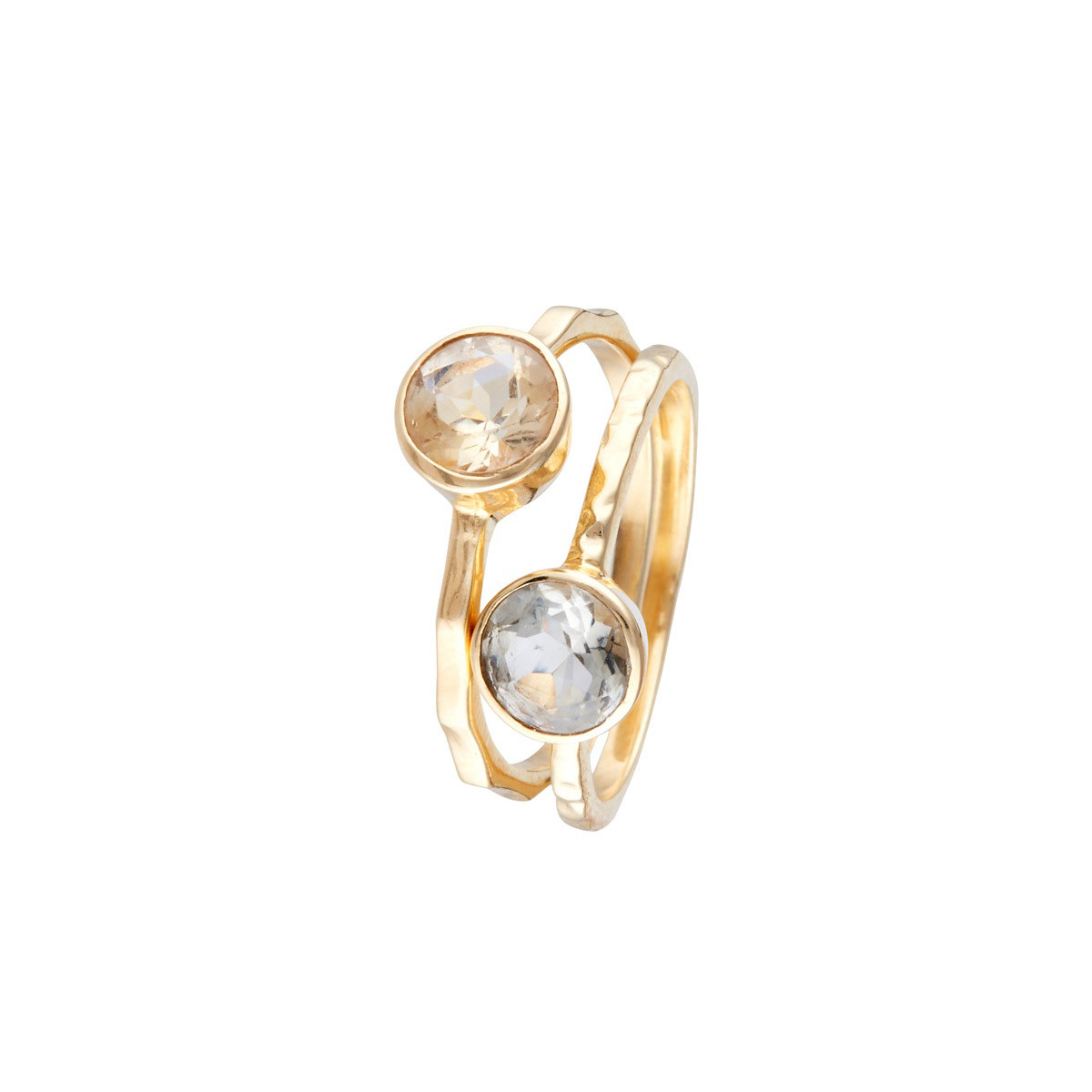 Bague "Equitante" Améthyste Laiton Bague "Equitante" Améthyste Laiton