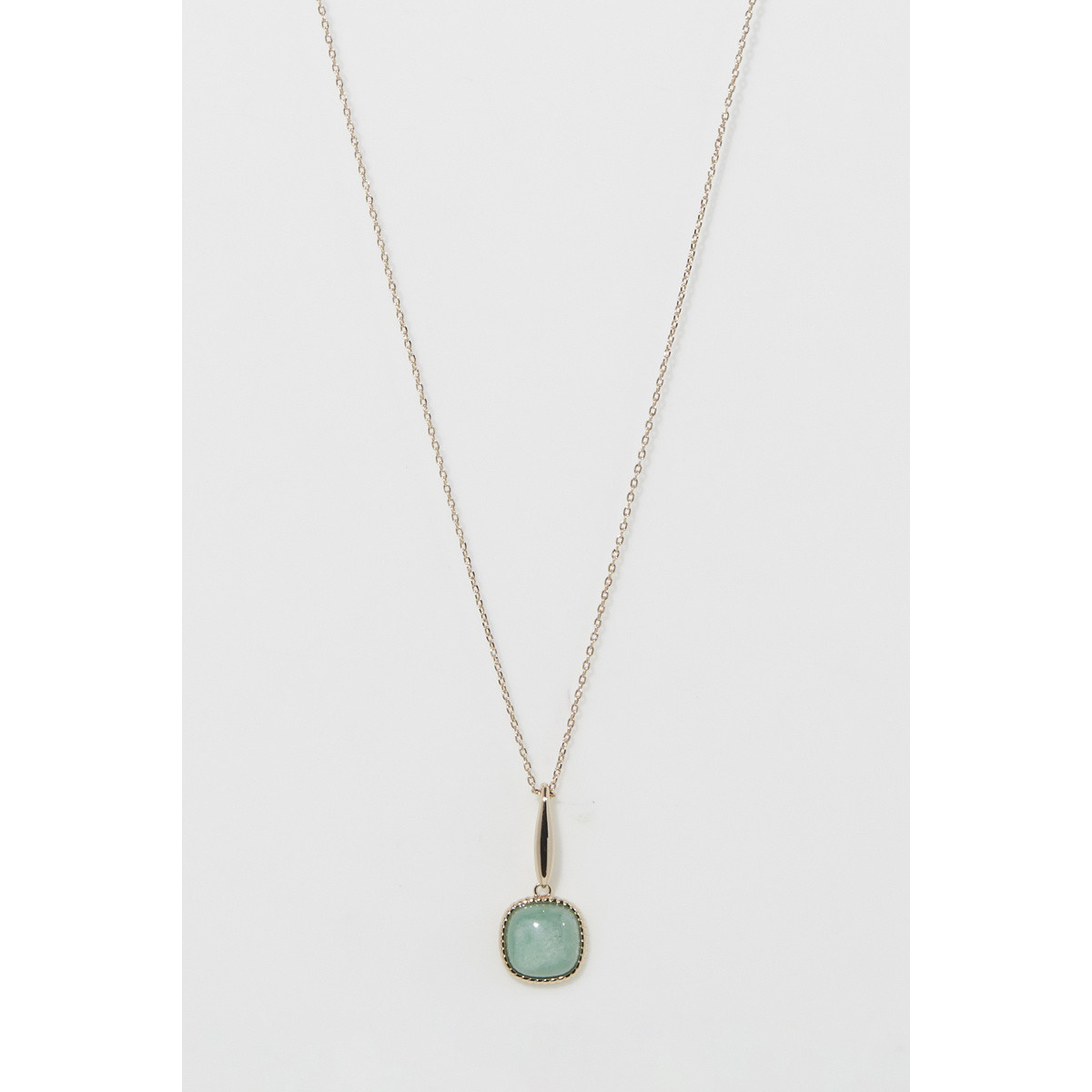 Collier "Givralis", amazonite Laiton doré Collier "Givralis", amazonite Laiton doré