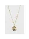 Collier "Glacium" Labradorite Laiton doré