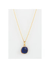Collier "Glissade" Lapis Lazuli Laiton doré