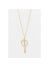 Collier "Héliotropis" doré Laiton doré