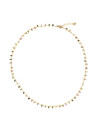 Collier "Invariable" Tourmaline mix Laiton doré