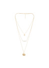 Collier  Perles Laiton doré"Ombelisse"