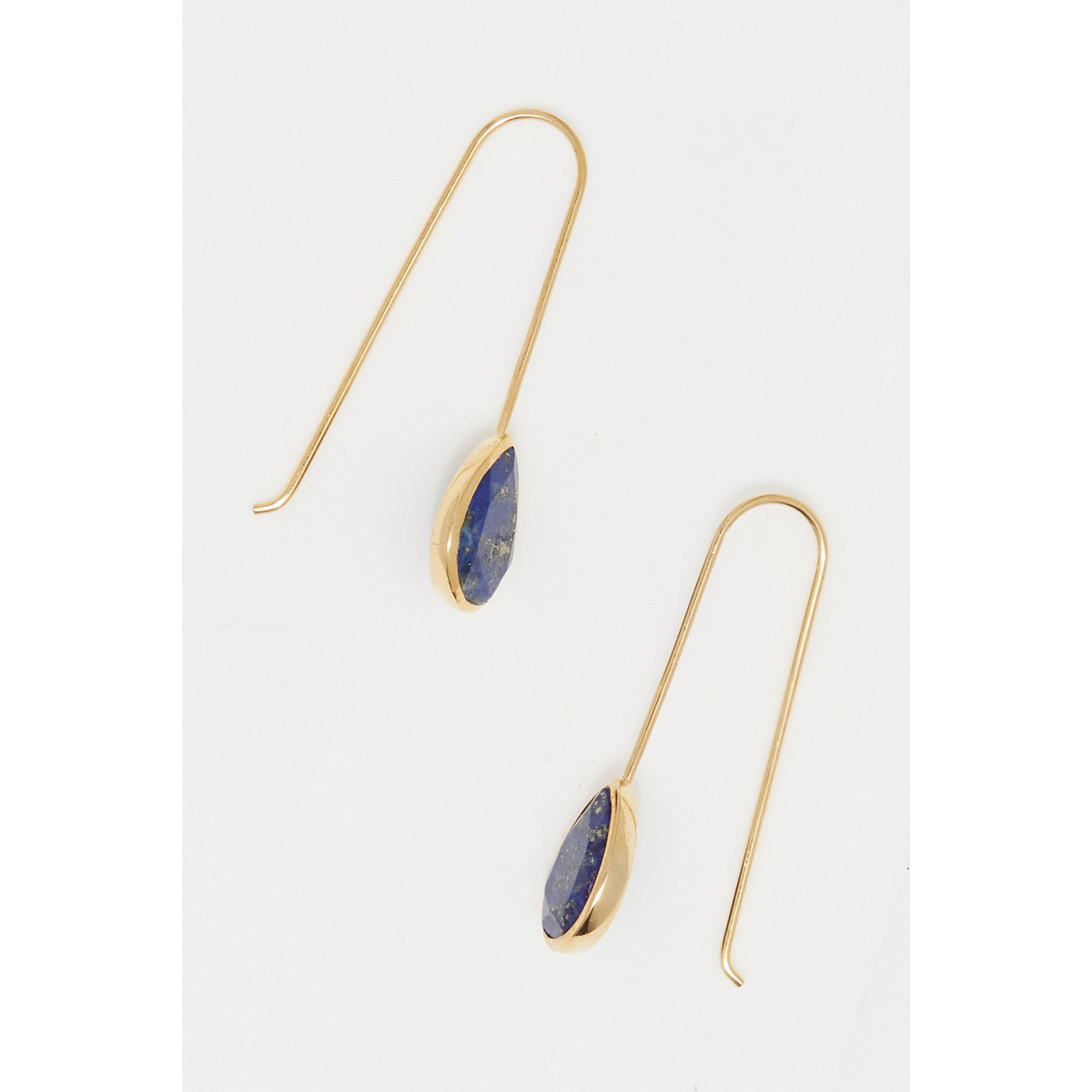 Boucles d'oreilles "Quintessence" Lapis Lazuli Laiton doré Boucles d'oreilles "Quintessence" Lapis Lazuli Laiton doré