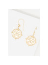 Boucles d'oreilles "Sidéral" doré Laiton doré