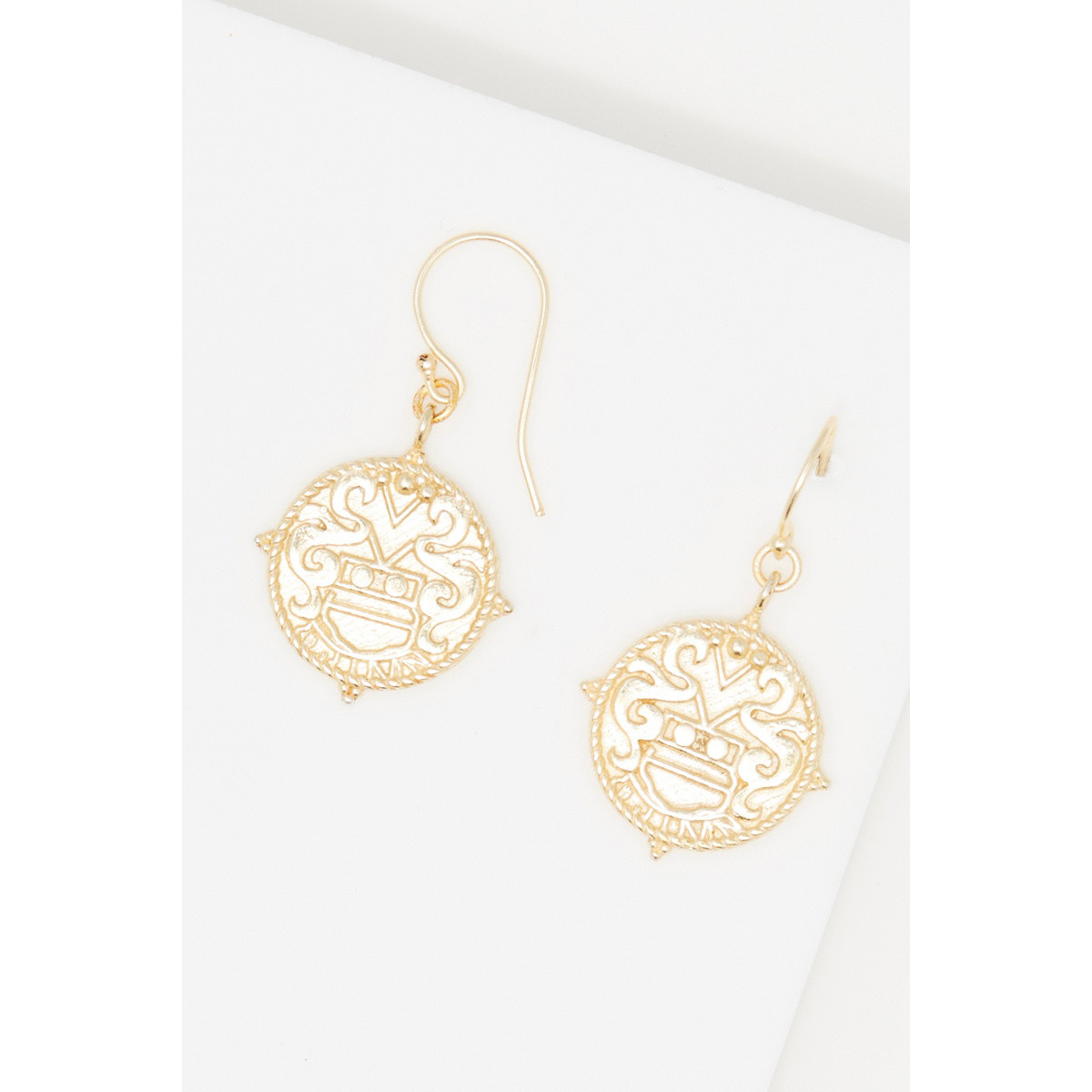 Boucles d'oreilles "Sidéral" doré Laiton doré Boucles d'oreilles "Sidéral" doré Laiton doré
