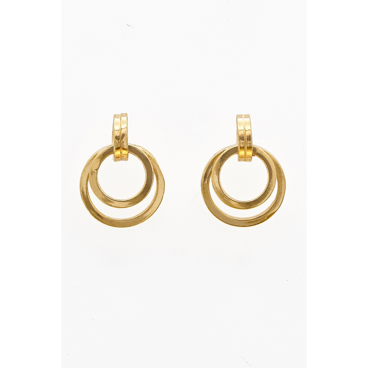 Boucles d'oreilles "Oberon" Argent 925 / 1000 Doré Boucles d'oreilles "Oberon" Argent 925 / 1000 Doré