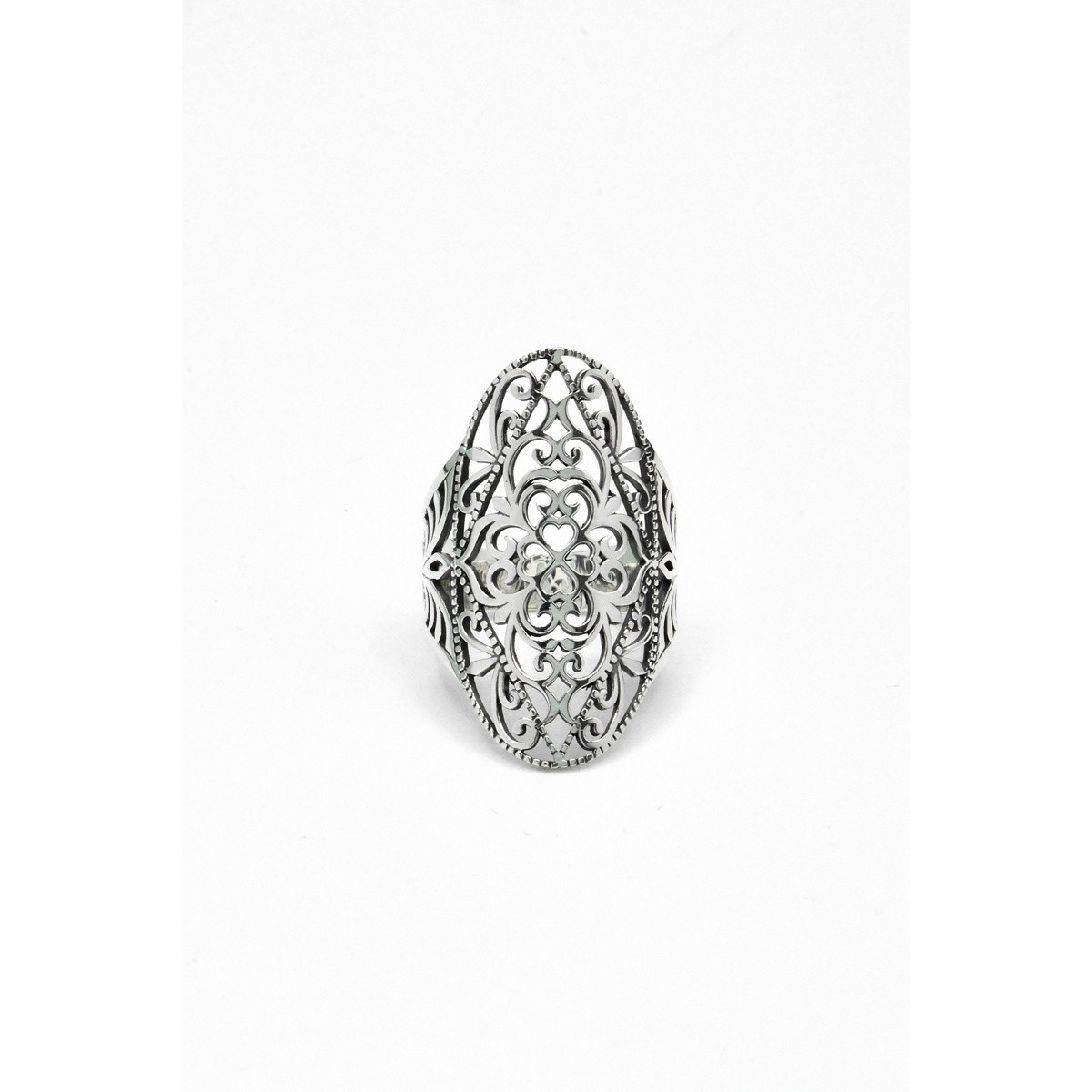 Bague "Acacia" Argent Massif 925/1000 Bague "Acacia" Argent Massif 925/1000