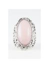 Bague "Maíz" Opale rose et Argent Massif