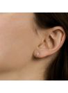 Boucles d'oreilles Or Blanc et Diamant