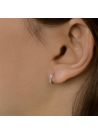 Boucles d'oreilles Or Blanc et Diamant