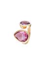 Bague Ajustable "Équinoria" Améthyste Laiton doré