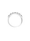Bague "Amicale" Or blanc et Saphir